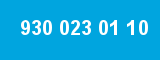 930 023 01 10 930 023 01 10